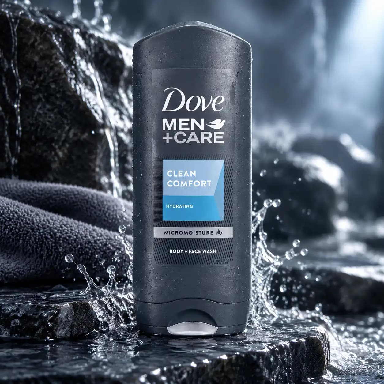 ژل شستشوی بدن و صورت مردانه داو مدل Men+Care Clean Comfort — تصویر ۳