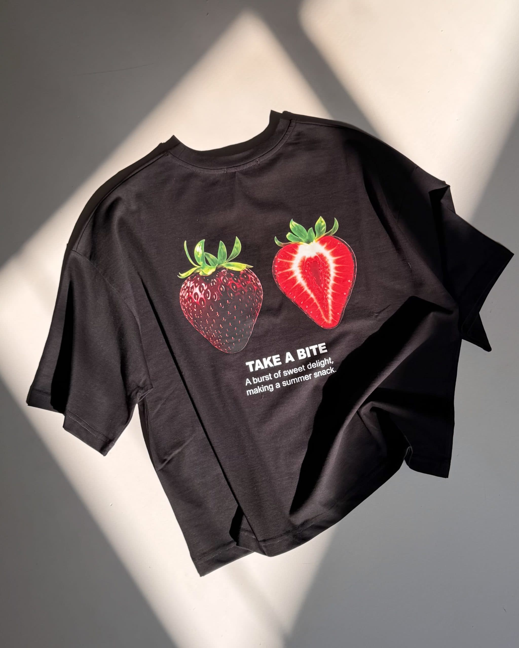تیشرت پنبه ماکان توت فرنگی🍓 — تصویر ۶