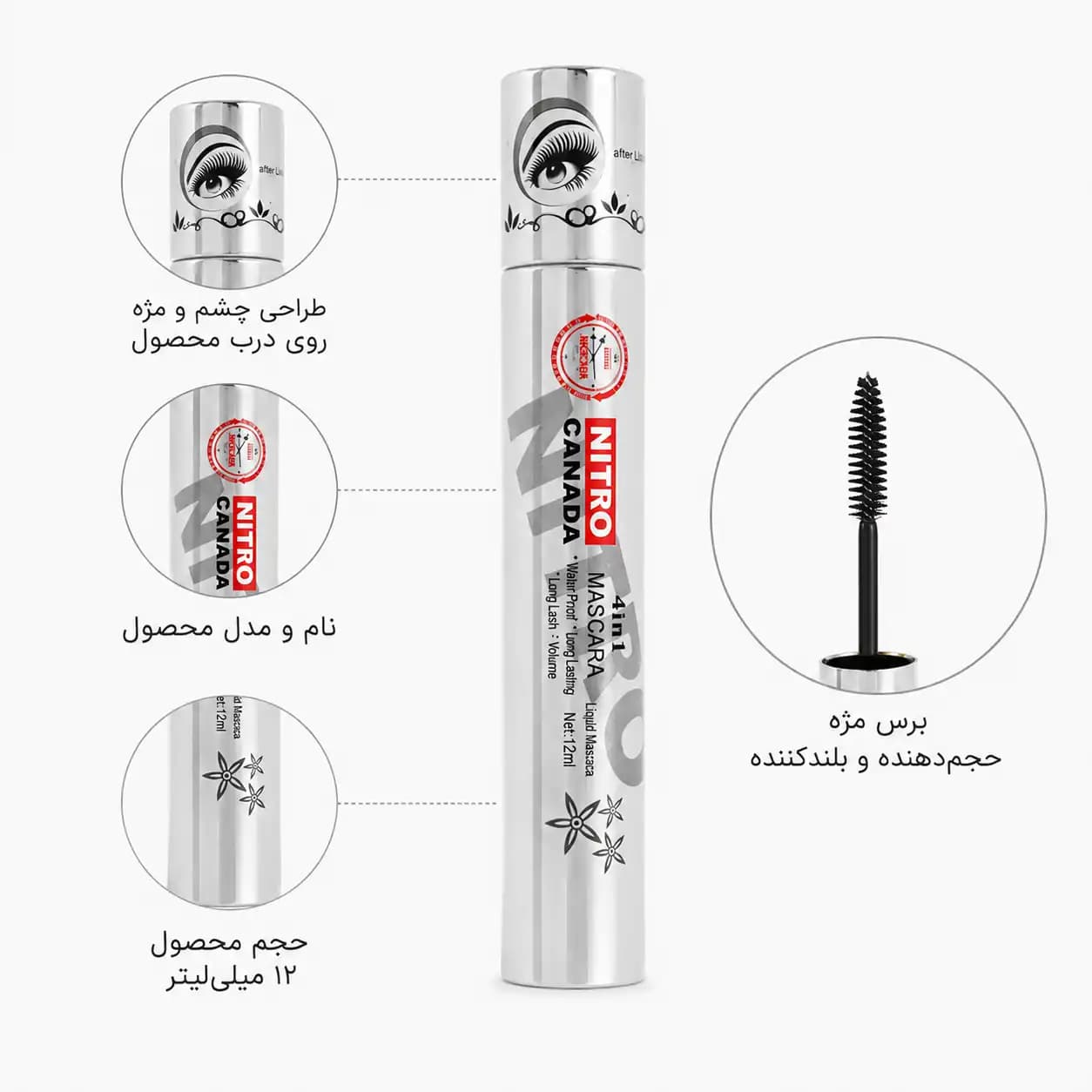 ریمل نیترو کانادا مدل NITRO CANADA 4 in 1 — تصویر ۲