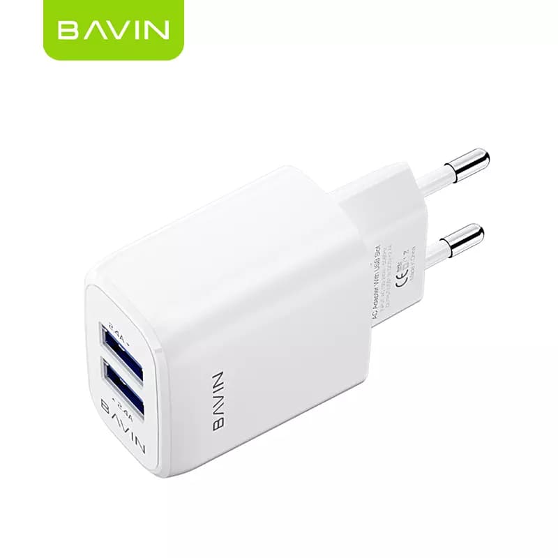 شارژر 2 پورت برند BAVIN مدل PC301E