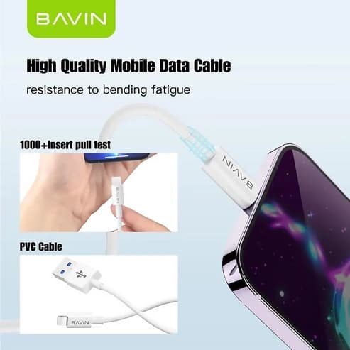 کابل شارژ Type-C برند BAVIN مدل CB-152 — تصویر ۶