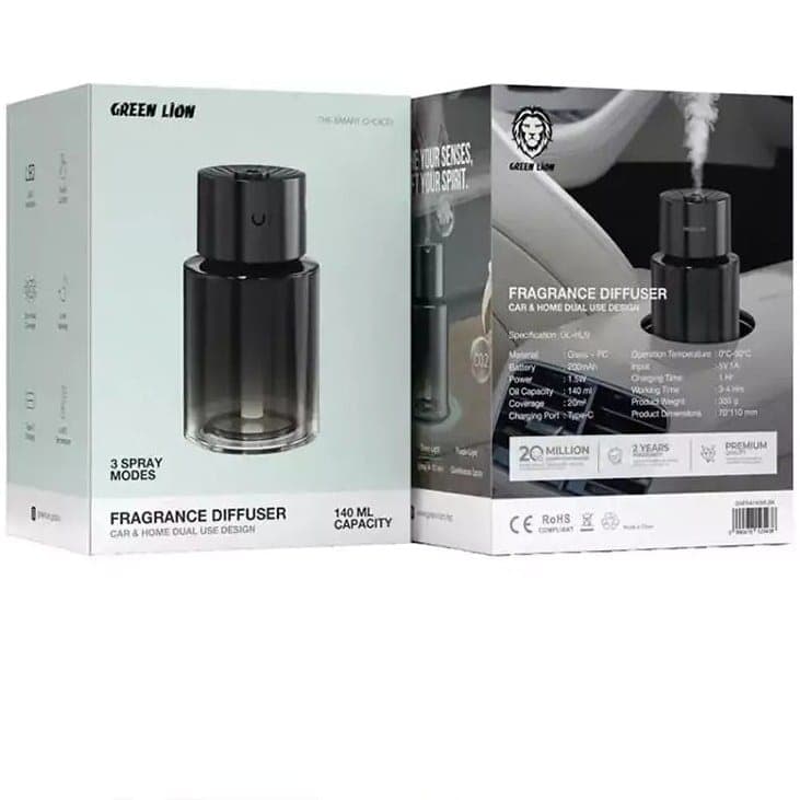 خوش بو کننده هوا 140 میلی لیتر گرین Green lion Fragrance Diffuser 140mL مدل GNFRA140MLBK