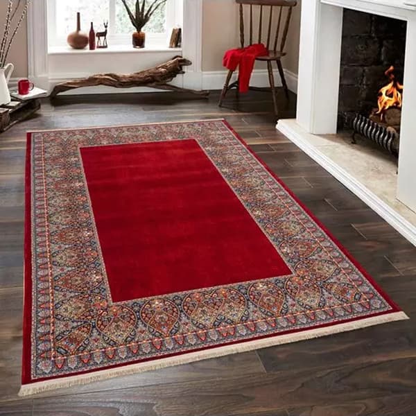 فرش ماشینی سنتی طرح 900405 لاکی 1000 شانه - Paeez — تصویر ۳