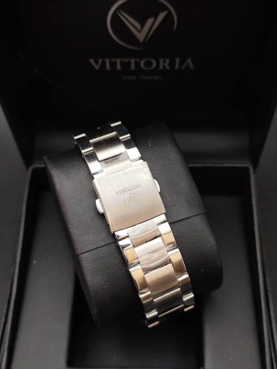 ساعت مچی مردانه ویتوریا VT3185SB صفحه سورمه ای — تصویر ۴
