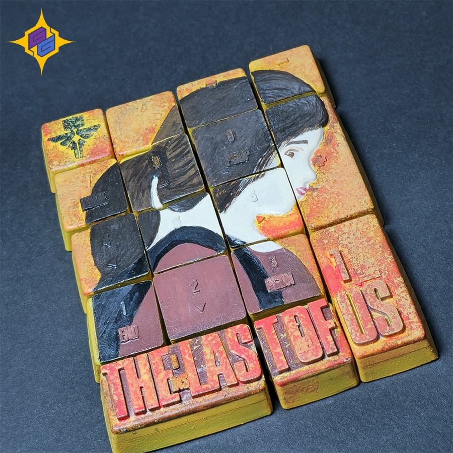 کیکپ طرح آخرین بازمانده از ما 1 | ست 17 تایی مناسب نامبر پد | the last of us season 1 Keycap — تصویر ۲