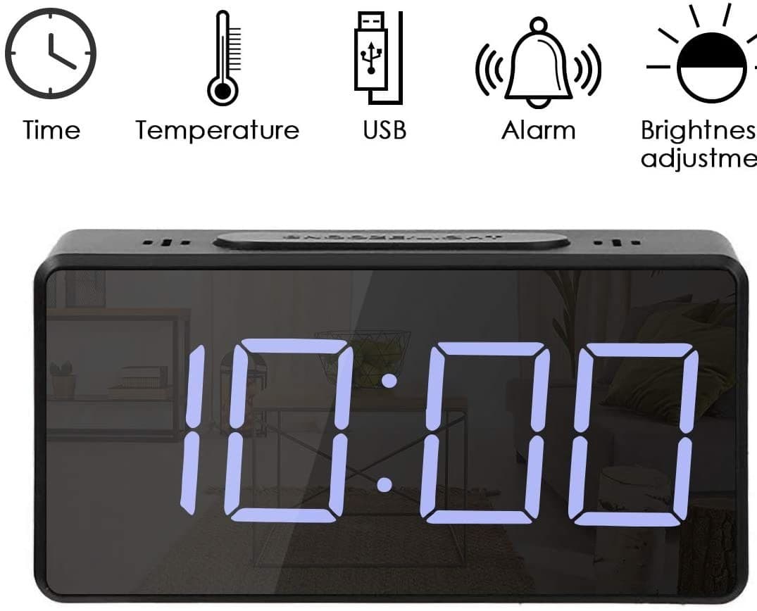 ساعت رومیزی دیجیتال MSC-8039 با دماسنج کدm22268 — تصویر ۵