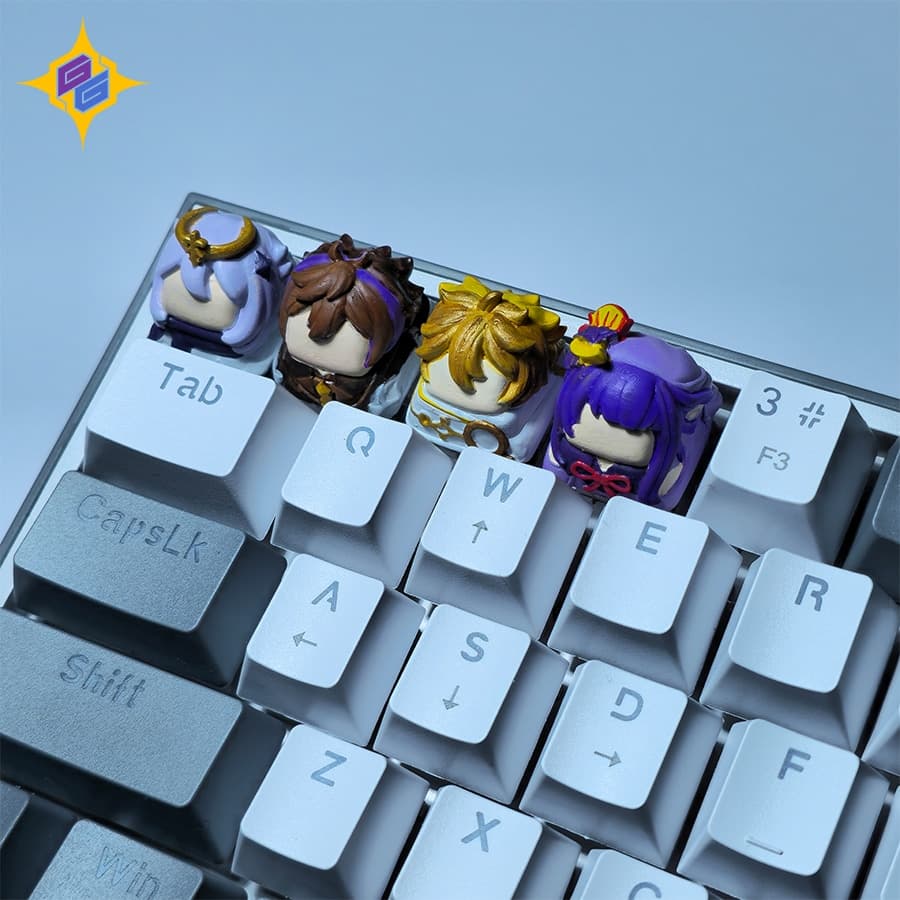 کیکپ کیبورد مکانیکال طرح Genshin impact Keycap