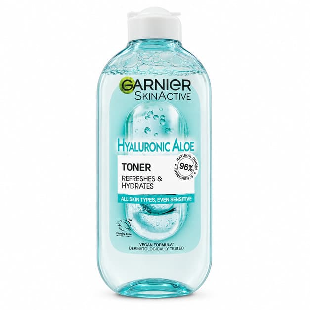 تونر آبرسان گارنیر مدل Hyaluronic Aloe SkinActive