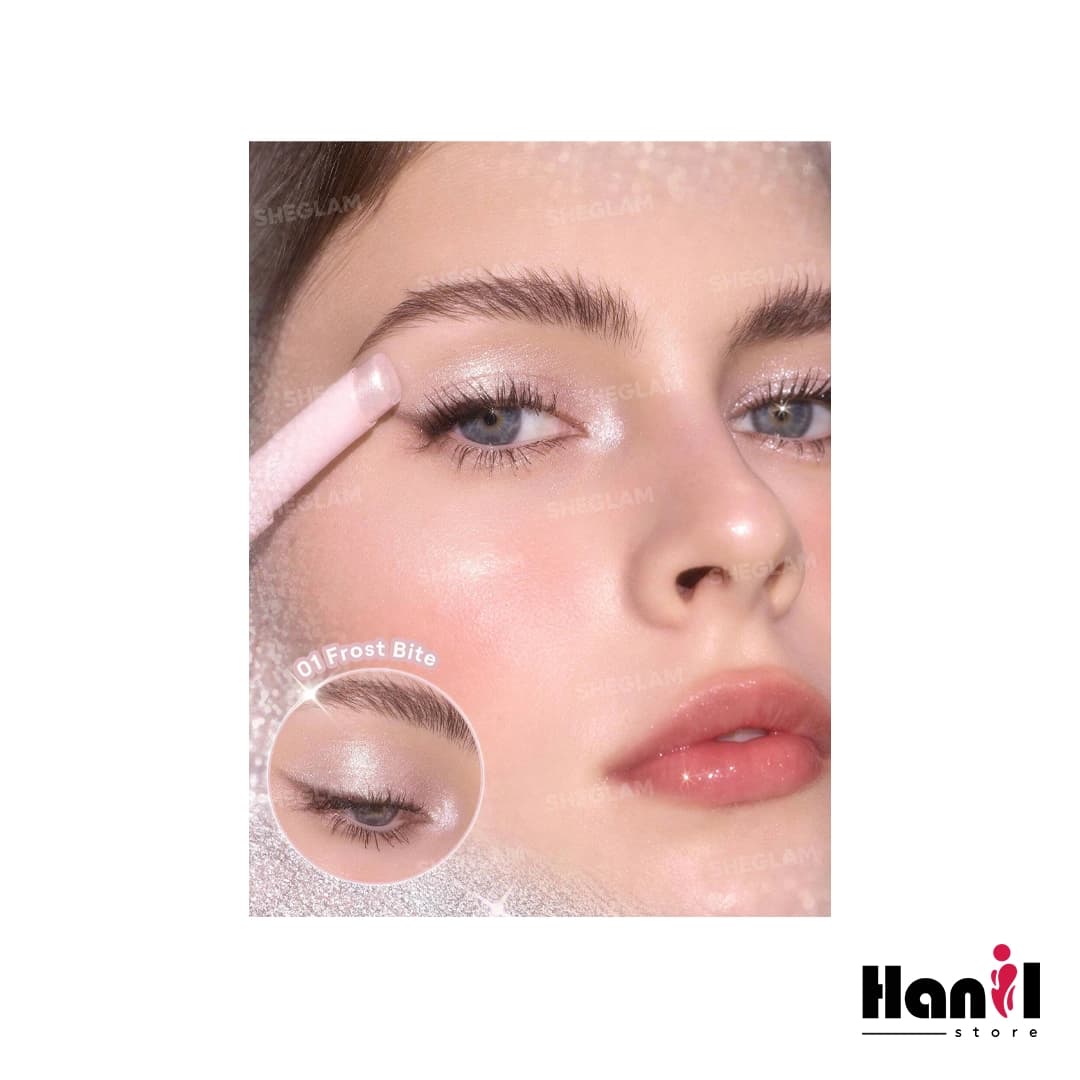 سایه استیکی ژله ای براق شیگلم رنگ 01 Frost Bite — تصویر ۲