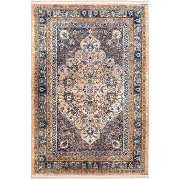 فرش ماشینی سنتی طرح 901401 تمام رنگ 1000 شانه - Paeez
