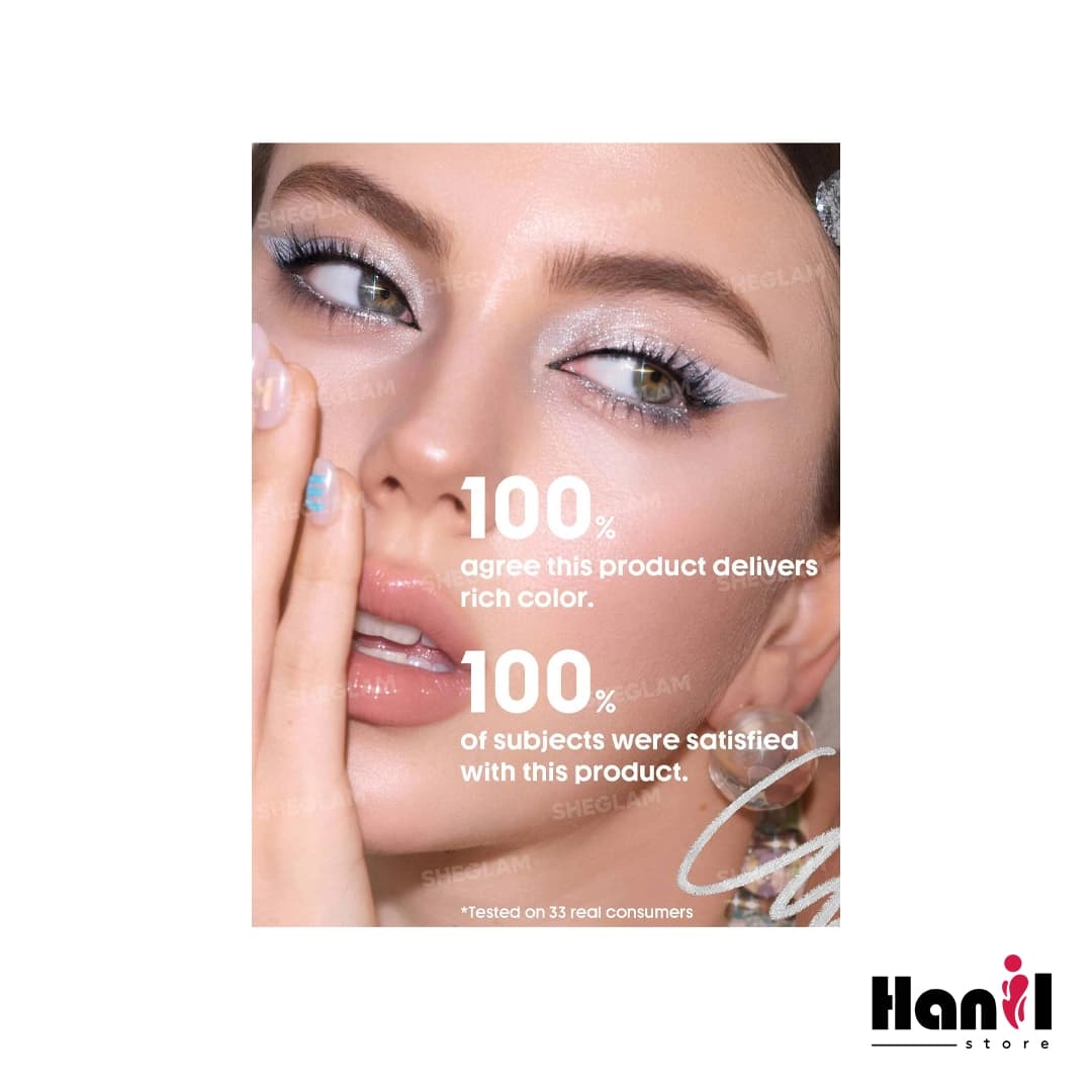 خط چشم ژله‌ای شیگلم مدل Boldline رنگ نقره ای — تصویر ۲