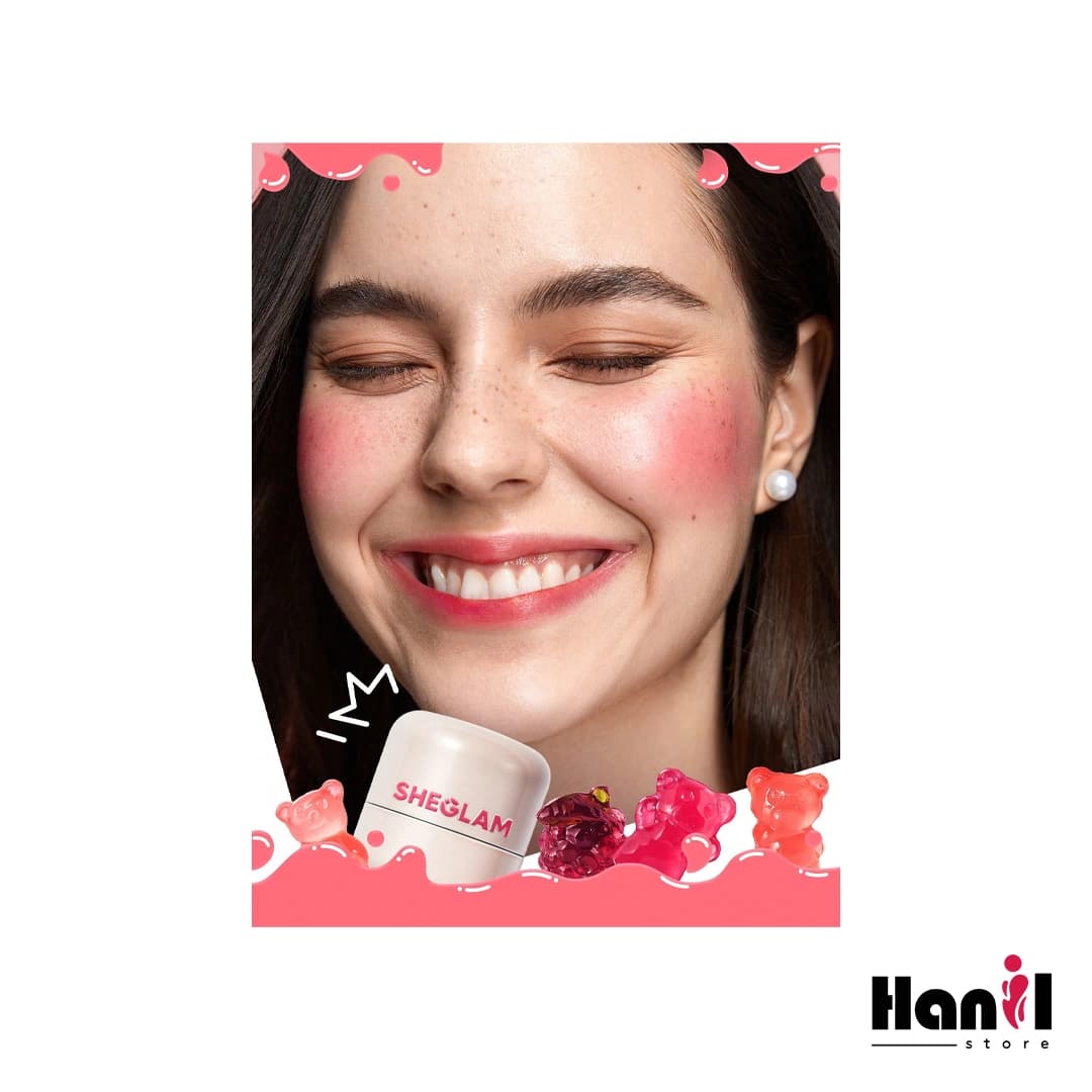 تینت لب و گونه ژله ای شیگلم مدل ژلی لیسیوس رنگ Howdy — تصویر ۳