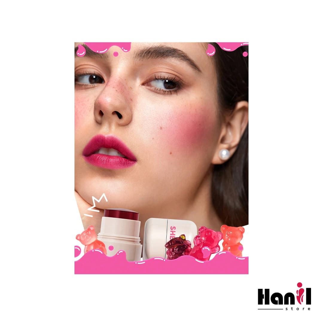 تینت لب و گونه ژله ای شیگلم مدل ژلی لیسیوس رنگ Cheerio — تصویر ۴