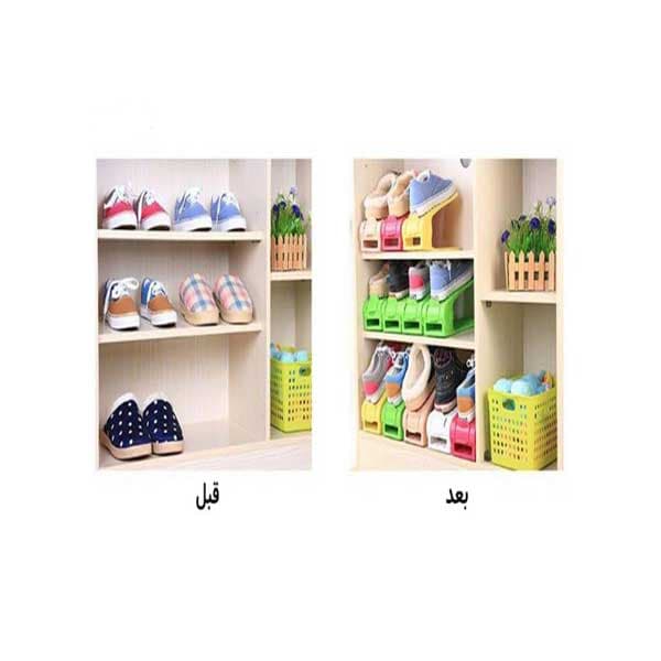 نگهدارنده و نظم دهنده کفش ثابت دو عددی — تصویر ۲
