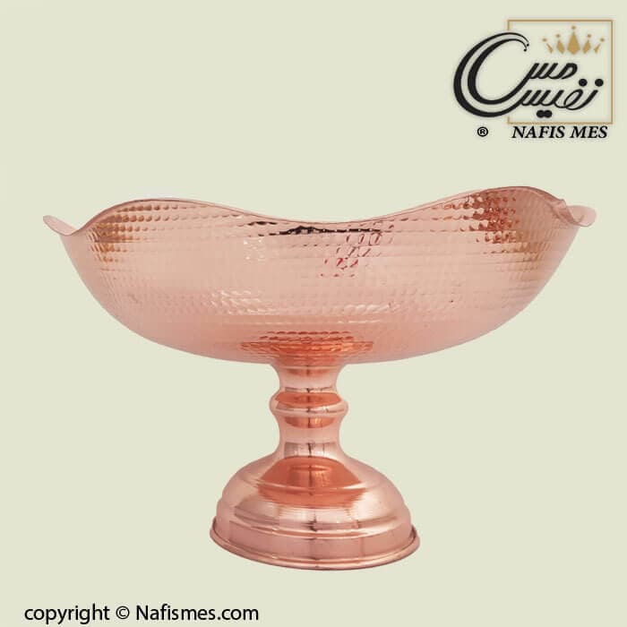 میوه خوری مسی چکشی طرح نفیس