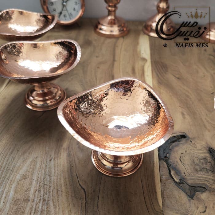 سرویس هفت سین 11 پارچه مسی طرح نفیس — تصویر ۳