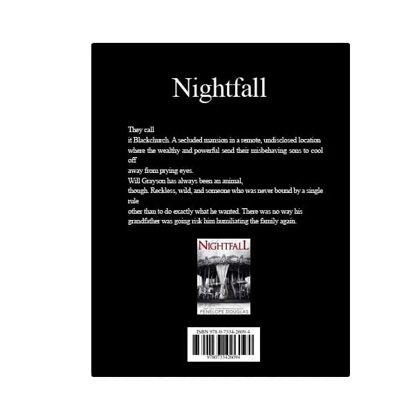 کتاب Nightfall اثر Penelope Douglas انتشارات نبض دانش کدm22048 — تصویر ۲