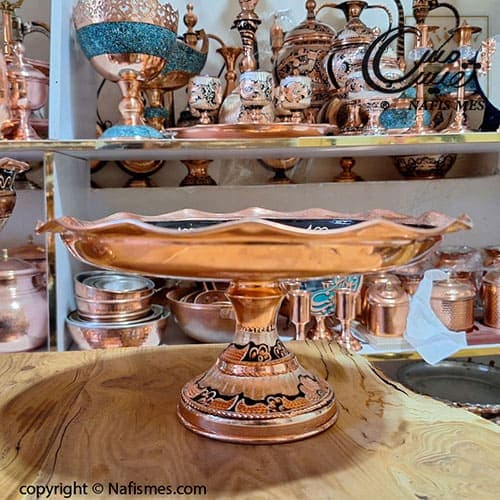 ست پذیرایی 4 پارچه نقره کوب مدل المیرا — تصویر ۳