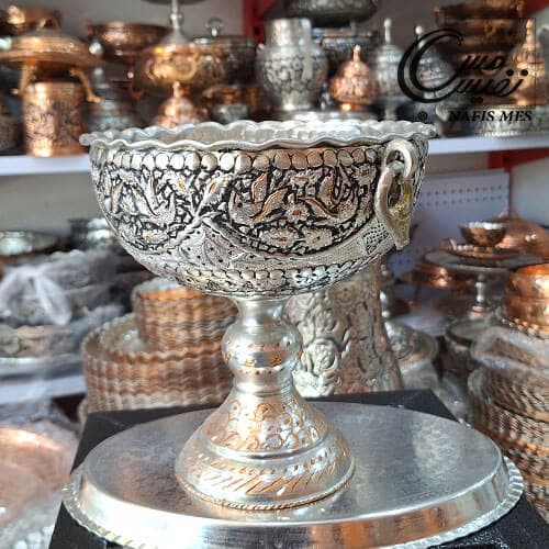 شکلات خوری قلم کاری طرح ریما مس سفید — تصویر ۲