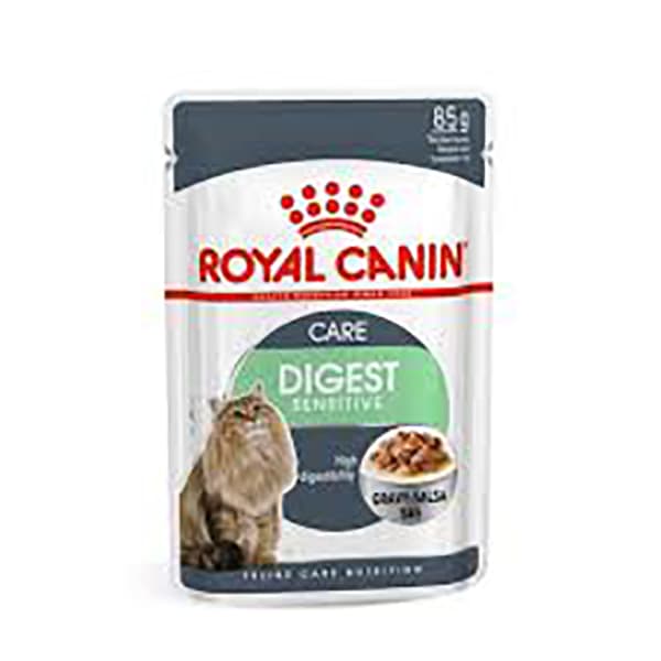 پوچ گربه رویال کنین مدل Digestive Care وزن ۸۵ گرم