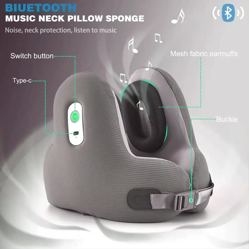 بالش محافظ گردن موزیکال گرین لاین مدل Music Pillow — تصویر ۱۲