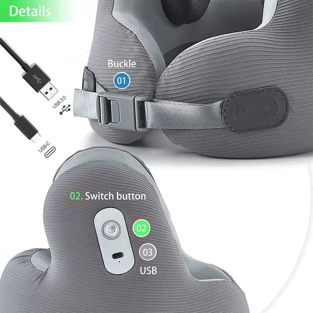 بالش محافظ گردن موزیکال گرین لاین مدل Music Pillow — تصویر ۱۱