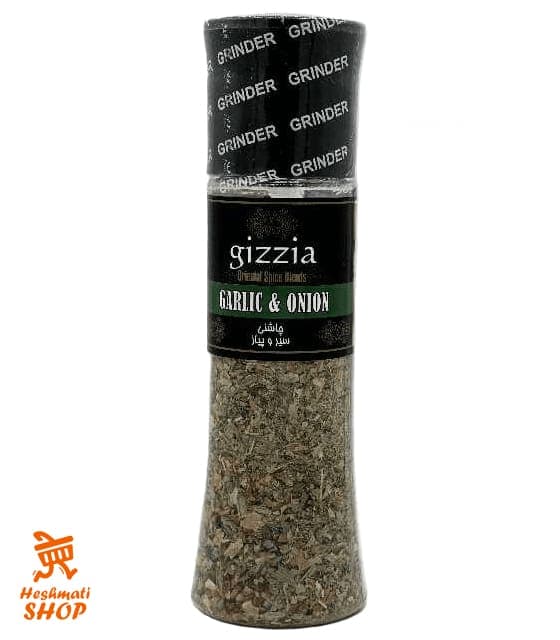 چاشنی ادویه سیر و پیاز اسیاب دار گیزیا 150 گرم