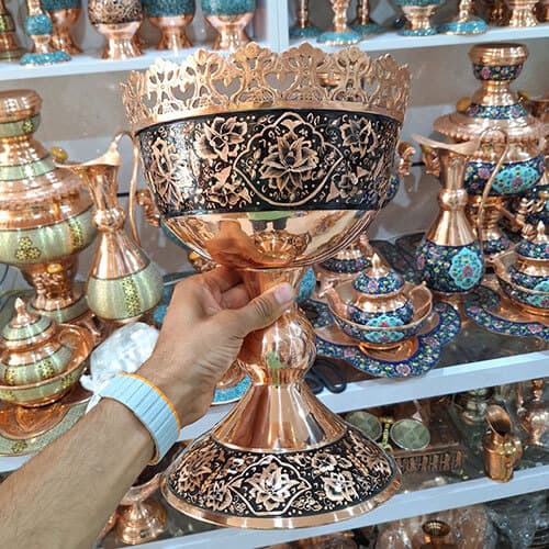 آجیل خوری الماس تراش مدل ماهور — تصویر ۲