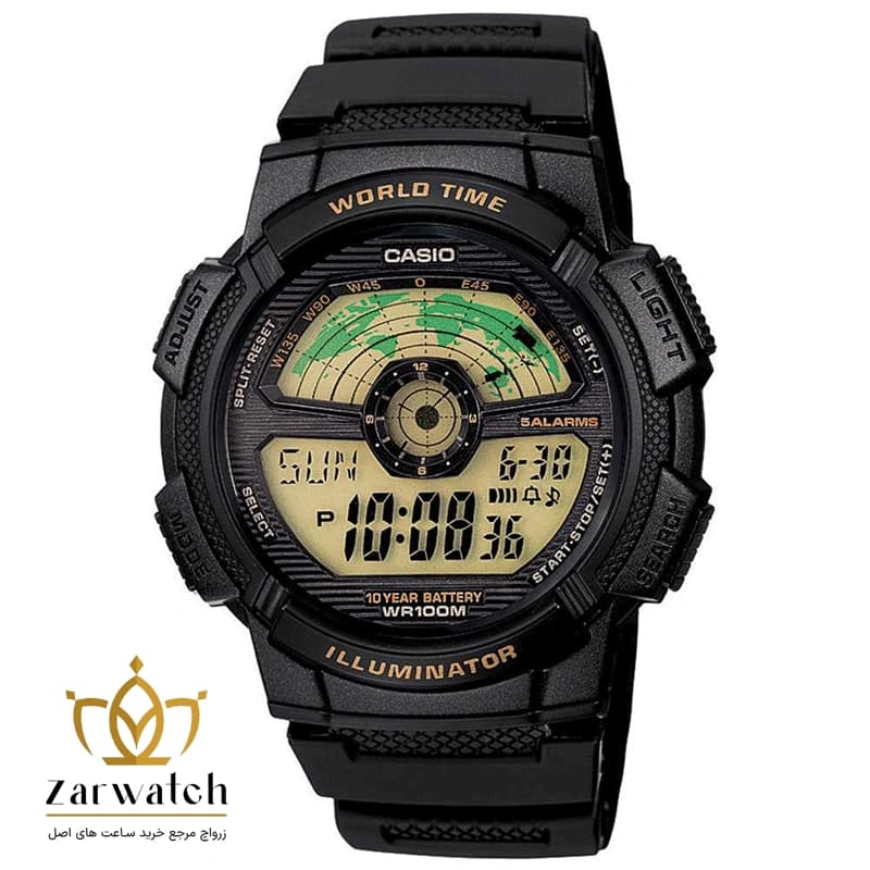 ساعت مچی مردانه کاسیو مدل AE-1100W-1BVDF