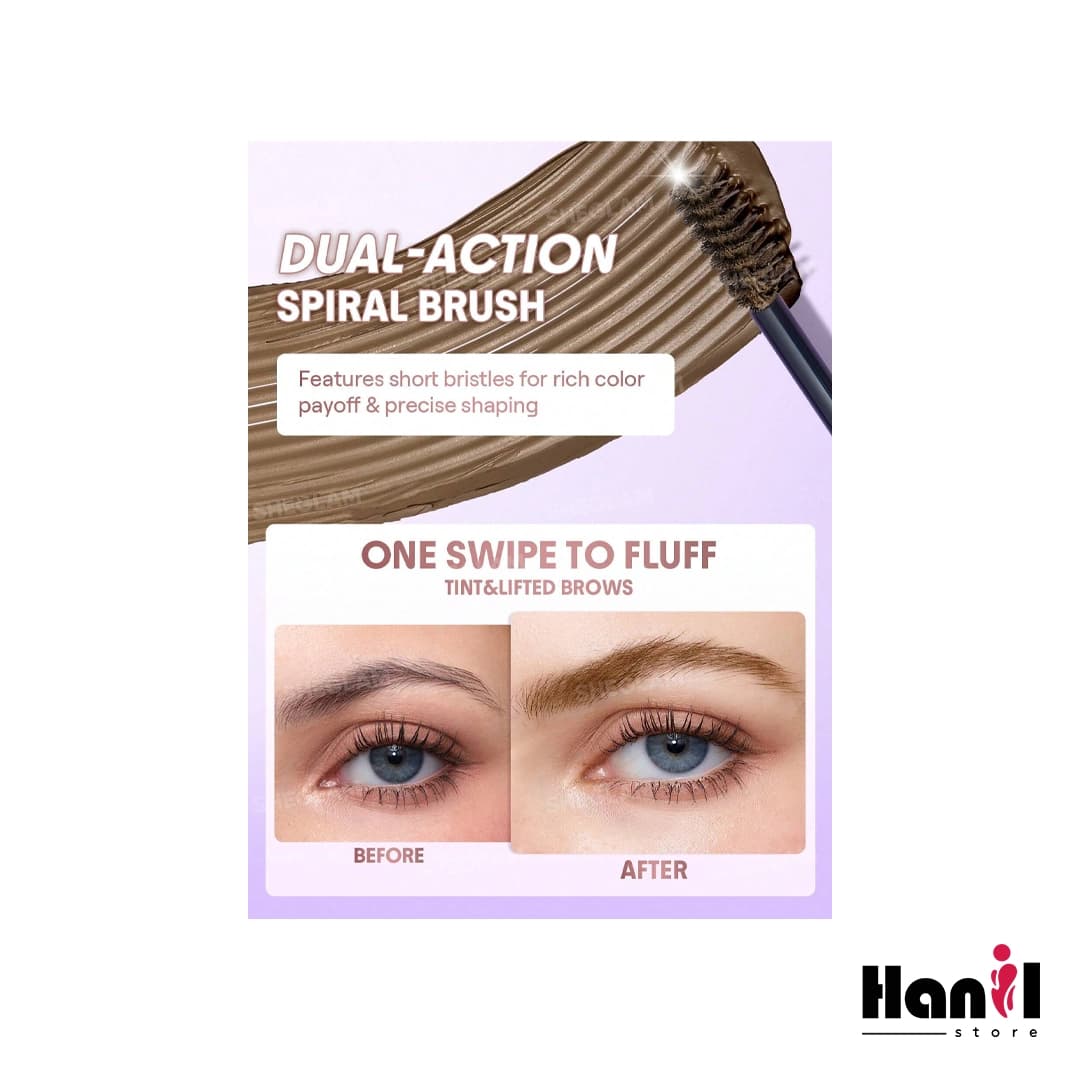 موس ابرو حجم‌دهنده شیگلم مدل Airy Tinted، رنگ Taupe — تصویر ۳