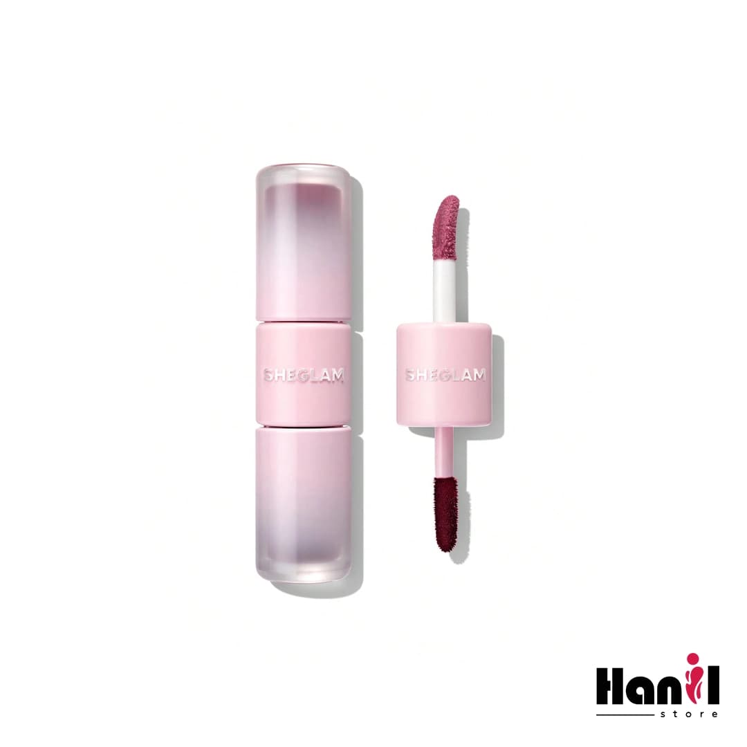 تینت لب پیل آف و لیپ گلاس دو طرفه مدل Line To Shine رنگ 311 Berry Milkshake