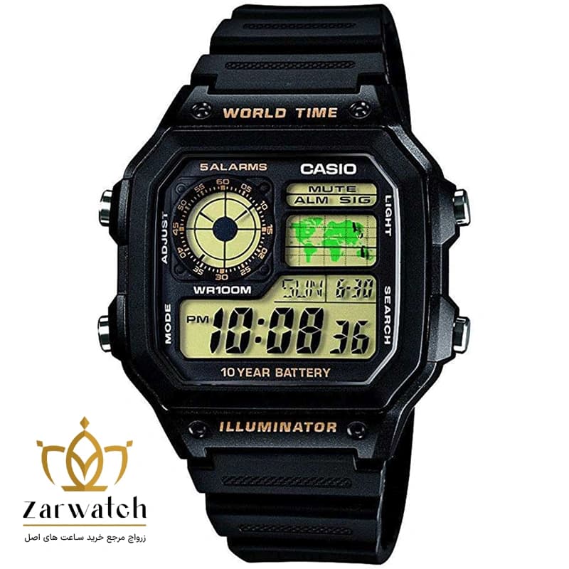 ساعت مچی مردانه کاسیو مدل AE-1200WH-1BVDF