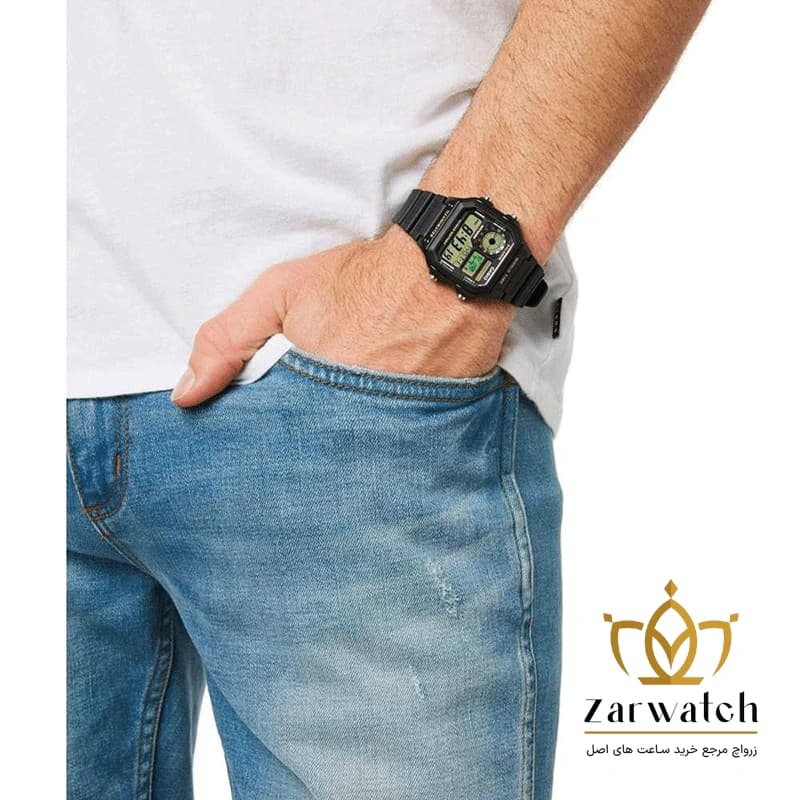 ساعت مچی مردانه کاسیو مدل AE-1200WH-1BVDF — تصویر ۵