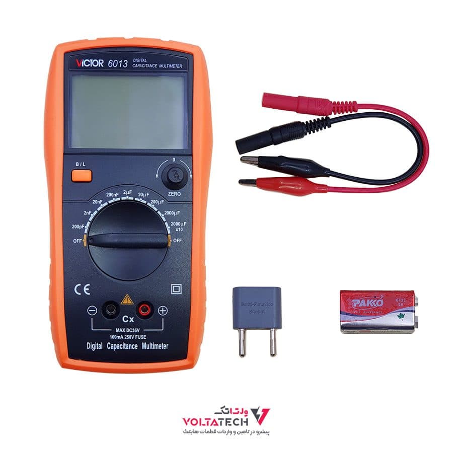 خازن سنج دیجیتال ویکتور Victor VC6013 — تصویر ۳
