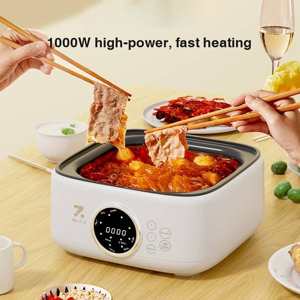 بخارپز برقی سه لایه شیائومی مدل Zolele ES931 Multi-Function Steamer — تصویر ۴