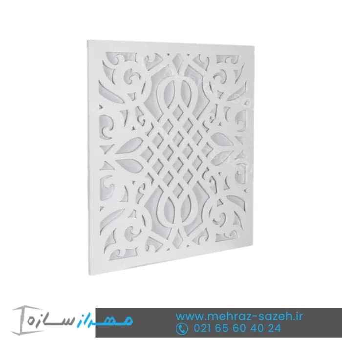 تایل معرق سقفی سی ان سی (cnc) ابعاد 60*60 بهمراه طلق دوغی | کد M.T52