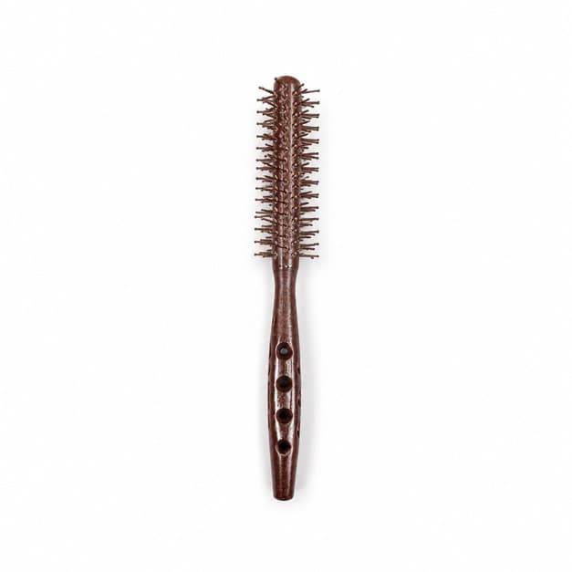 برس گرد حالت‌دهنده مو مدل Vent Brush طرح چوب