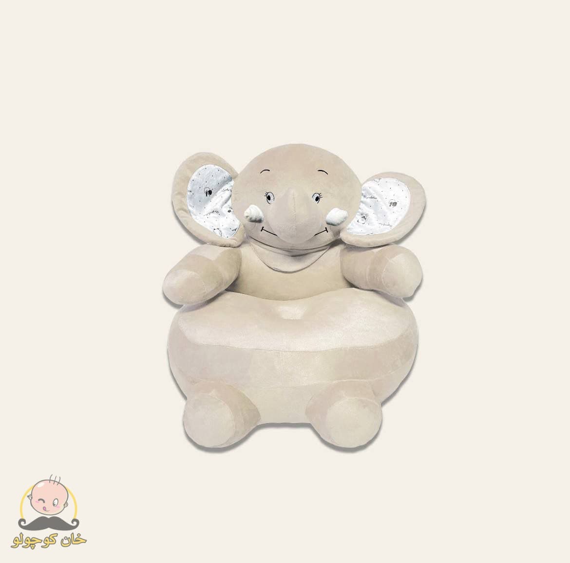 مبل کودک مخمل آرامیس طرح فیل