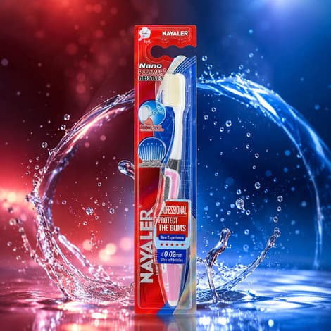 مسواک نایلر مدل Nano Polymer Bristles با برس فوق‌العاده نرم — تصویر ۳