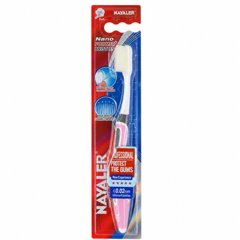 مسواک نایلر مدل Nano Polymer Bristles با برس فوق‌العاده نرم