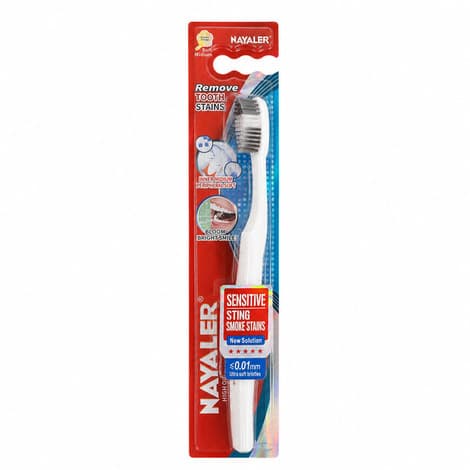 مسواک نایلر مدل Remove Tooth Stains با برس نرم تا متوسط