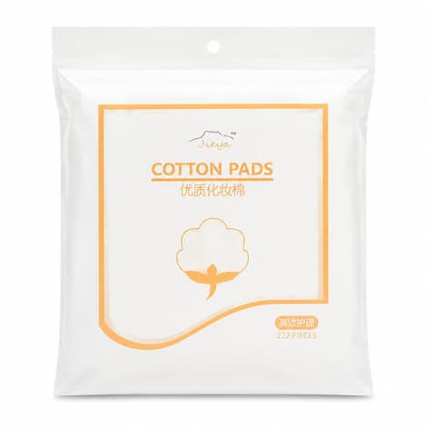 پد پنبه‌ای آرایشی Jieya مدل Cotton Pads بسته 222 عددی