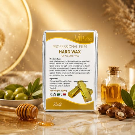 وکس هارد VIP Vita مدل Professional Film Hard Wax Gold — تصویر ۴
