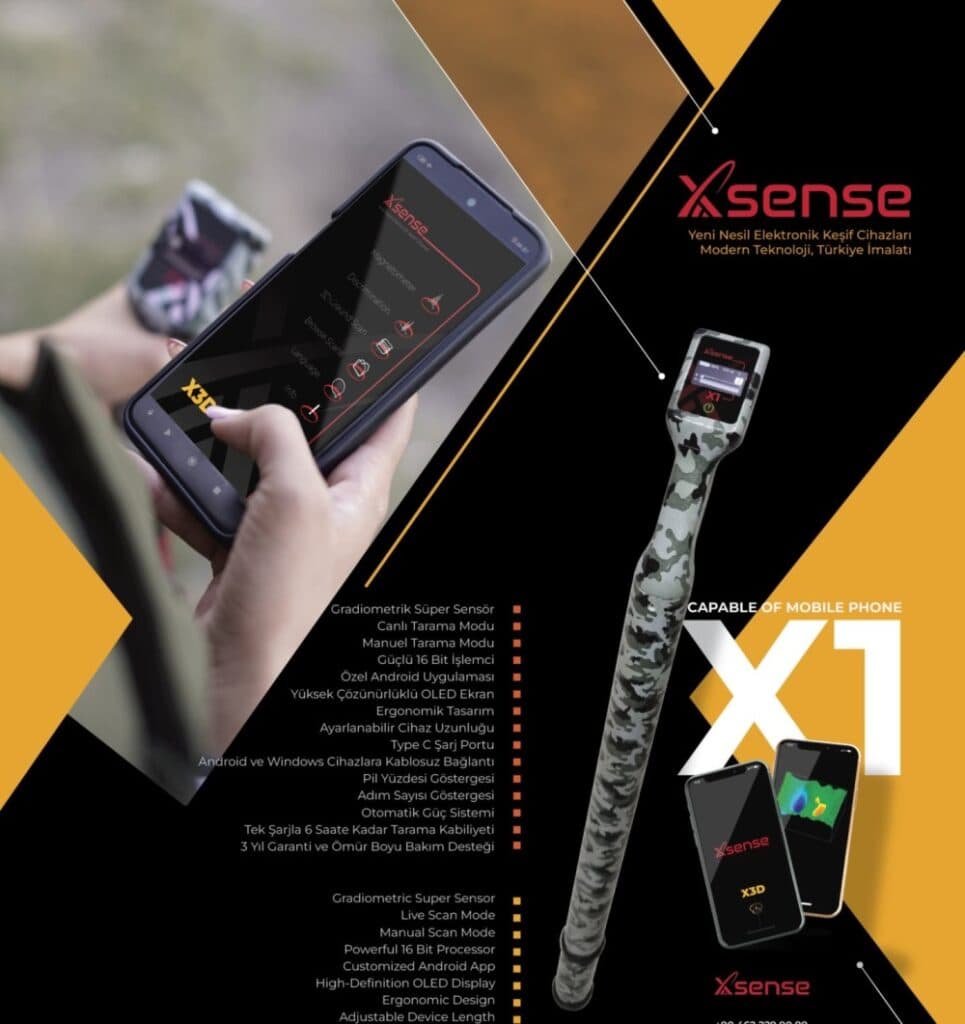 دستگاه فلزیاب اسکنر XSENSE X1 — تصویر ۸