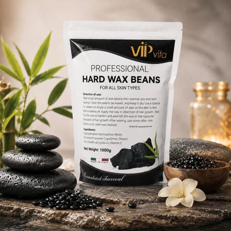 وکس سکهای VIP Vita مدل Hard Wax Beans Charcoal — تصویر ۴