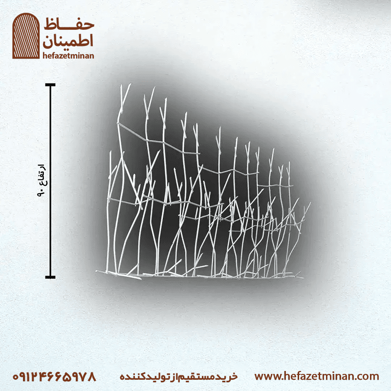 حفاظ شاخ گوزنی تراکم ۳۴ میلگرد ۸ کوره ای — تصویر ۳
