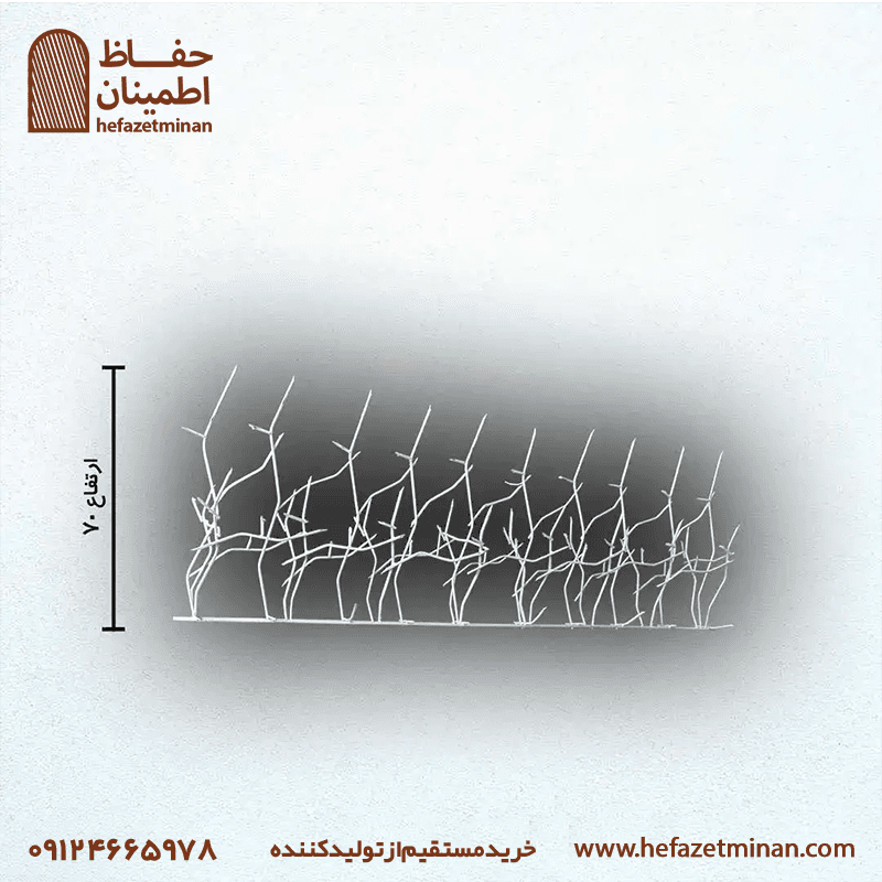 حفاظ شاخ گوزنی تراکم ۳۴ میلگرد ۸