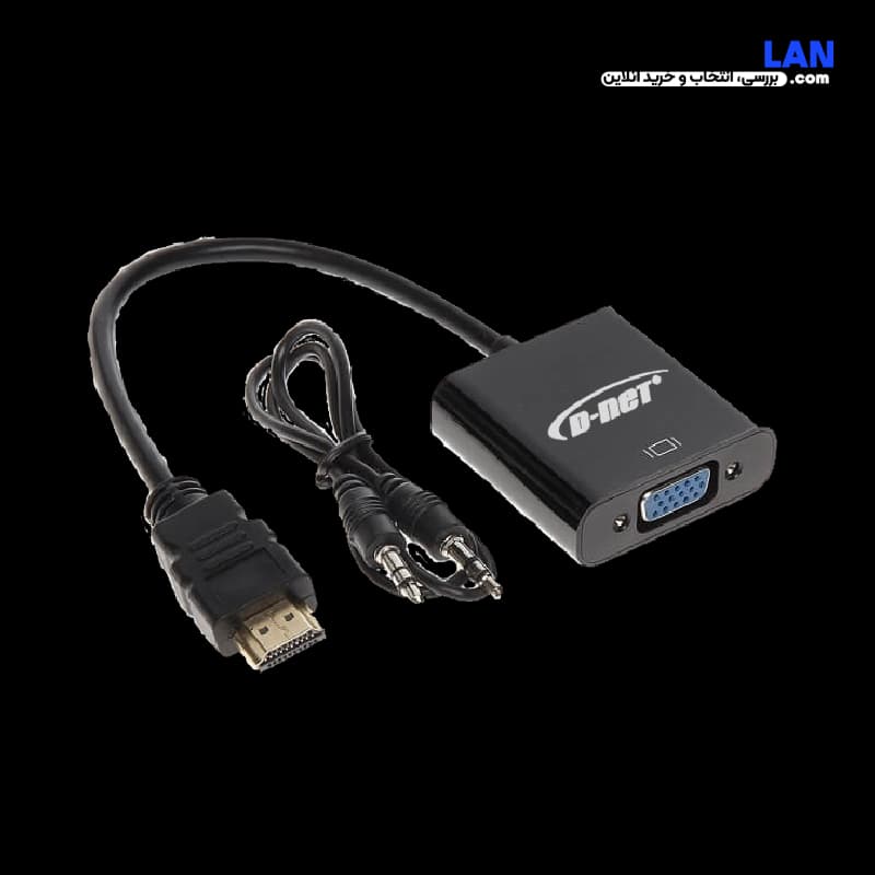 تبدیل hdmi به D-net vga