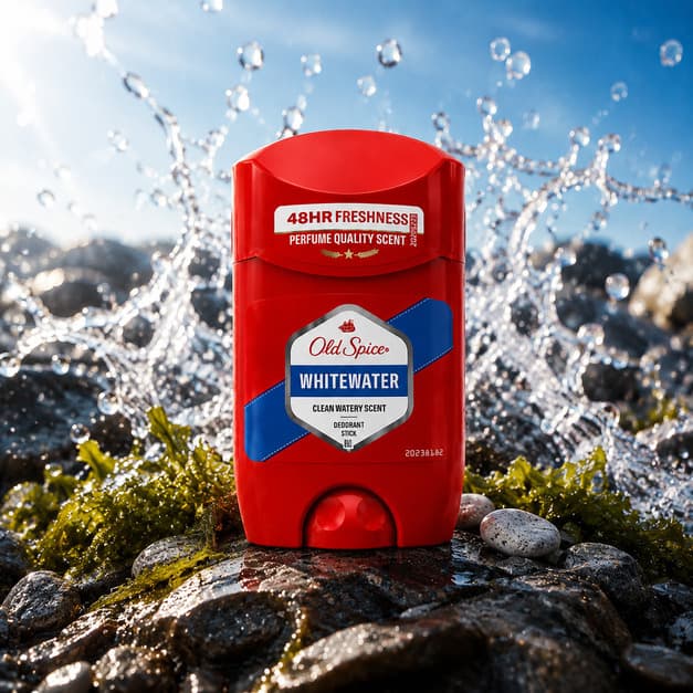 دئودورانت استیکی مردانه اولد اسپایس مدل Whitewater — تصویر ۳