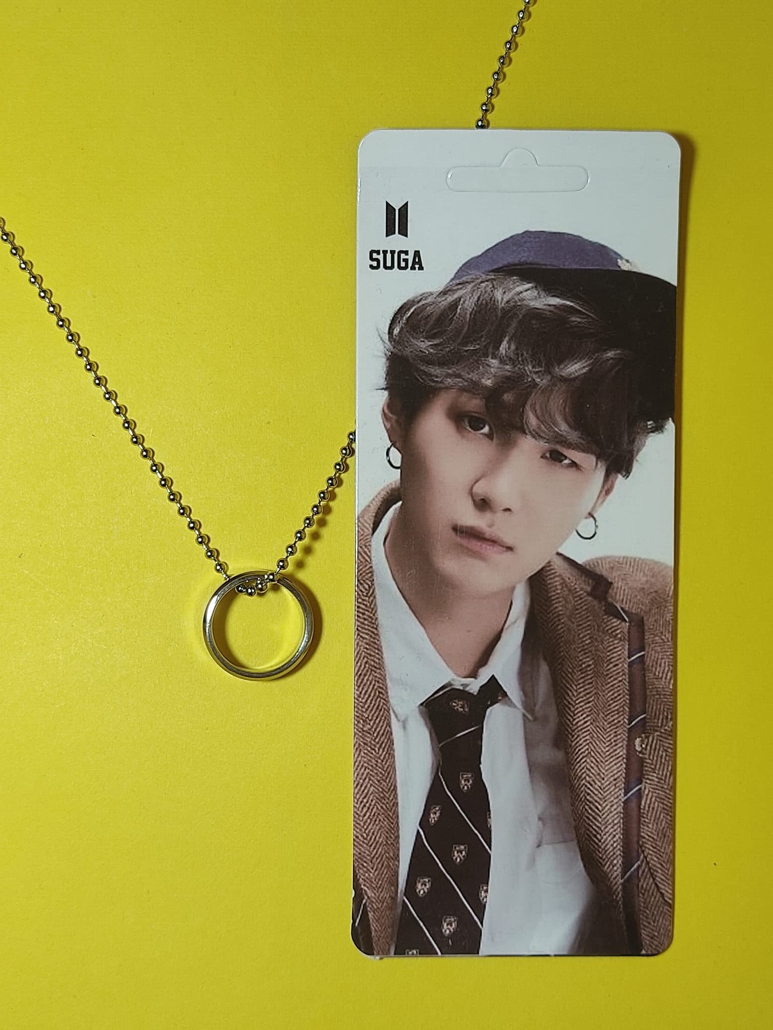 گردنبند اعضای BTS – سوگا Suga – طرح ۰۲